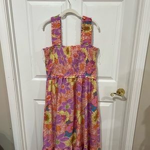 Floral tank top dress